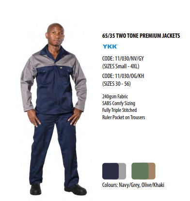 65/35 Two Tone Premium Jackets