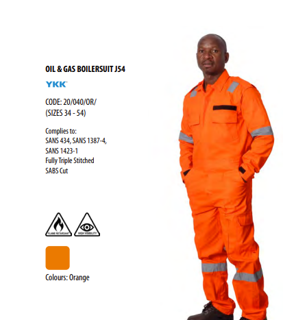 Oil & Gas Boilersuit J54